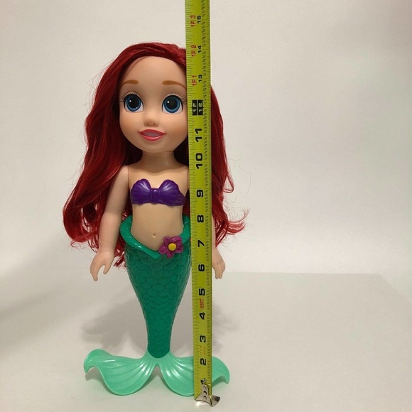 Tolly Tots Limited Little Mermaid Ariel Doll Animator Face Stands Display 14" - Picture 3 of 12